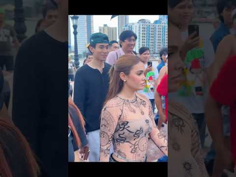 Ivana Alawi causes a stir at Pasig River Esplanade #ivana
