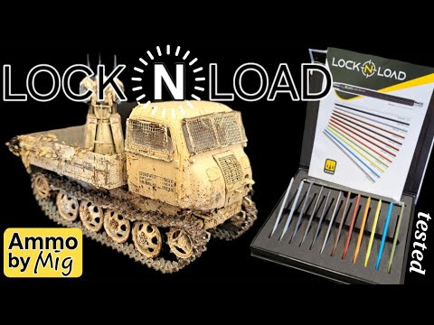 Lock 'n Load Ammo by mig tested weathering pencil