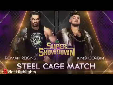 Roman Reigns vs King Corbin (steel cage match) 29th Feb 2020 Full Highlights