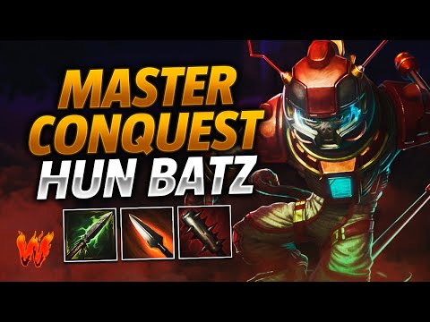 HUN BATZ, EL MONOLOCO STRIKES AGAIN - Warchi - Smite Master Conquest