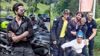 Shahid Kapoor goes on bike trip in Europe with Ishaan Khatter and Kunal Kemmu. See pic