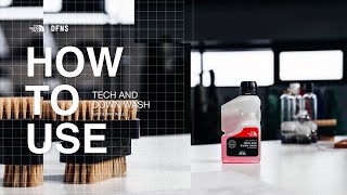 The North Face Care Collection Powered by DFNS: Tech and Down Wash How To Apply?