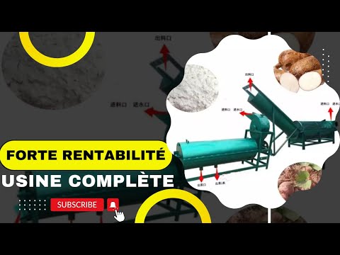 , title : 'Micro Industrie :Transformation du manioc Usine complète un BUSINESS vraiment RENTABLE en Afrique!!!'