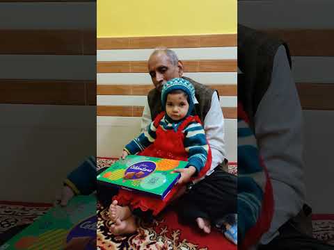 Wow! Chocolate#shubhra #happiness #grandfatherlove #family #mamtaankit