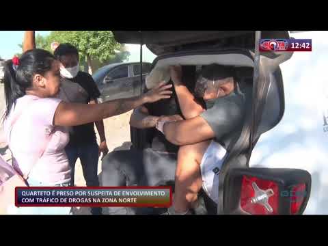 Quarteto eÌ preso por suspeita de envolvimento com traÌfico de drogas na zona norte 28 08 20