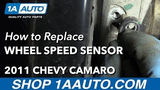 How to Replace Rear Wheel Speed Sensor 10-15 Chevy Camaro