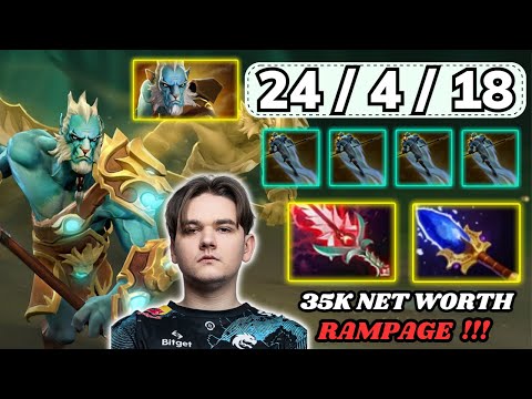 🔥 YATORO Phantom Lancer 24 KILLS 971 XPM 🔥 RAMPAGE EZ For YATOROGOD - Dota 2