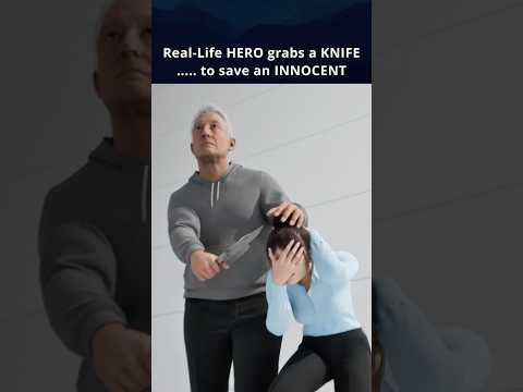 CRYING WOMEN saved by REAL HERO! 😱 #shortsfeed #unbelievable #amazing