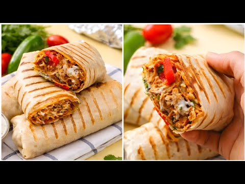 Scharfer Hähnchen-Wrap, Hähnchen-Shawarma (Ramadan-Spezialität) – Rezept aus aller Welt