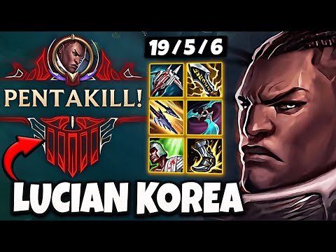 Lucian vs Kaisa ADC [ Pentakill ] Patch 14.10 Ranked Korea ✅
