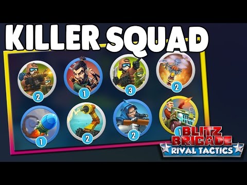 BLITZ BRIGADE: Rival Tactics ! BEST STARTER SQUAD (iOS / Android Gameplay #3)