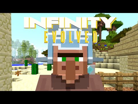 Minecraft Mods FTB Infinity Evolved - DUNGEON & VILLAGE [E02] (Modded Expert Mode)
