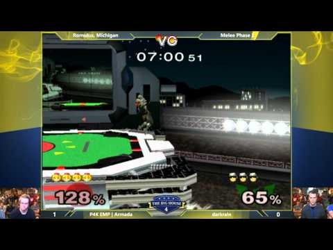 The Big House 4 - Armada (Peach) Vs. Darkrain (Captain Falcon) - Pools Round 2 - SSBM