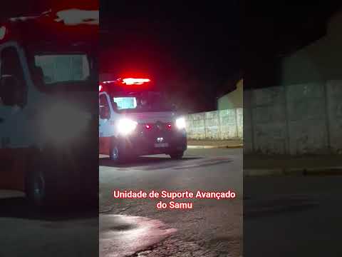 Unidade USA do Samu em apoio em Tiros-MG Os Guerreiros do Samu unidade especializada