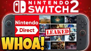A LOT of New Nintendo Switch 2 Games Just LEAKED! And...