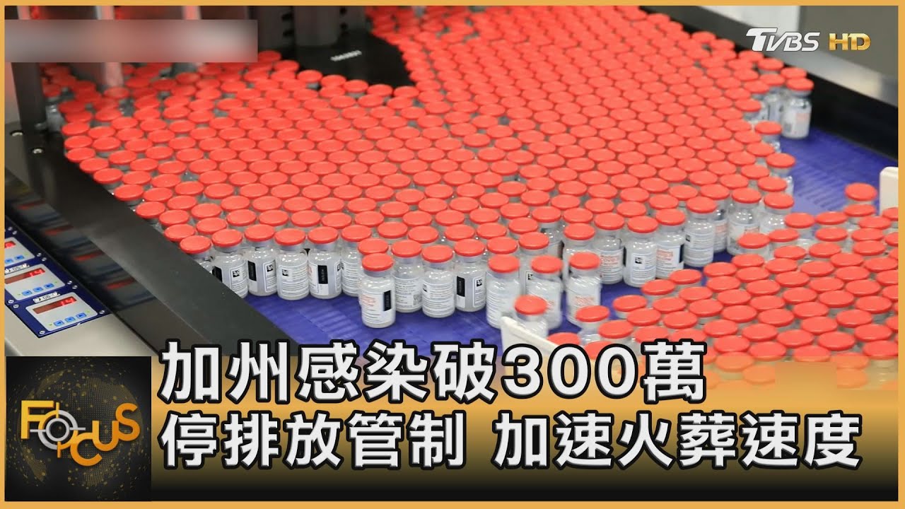 加州感染破300萬 停排放管制.加速火葬速度