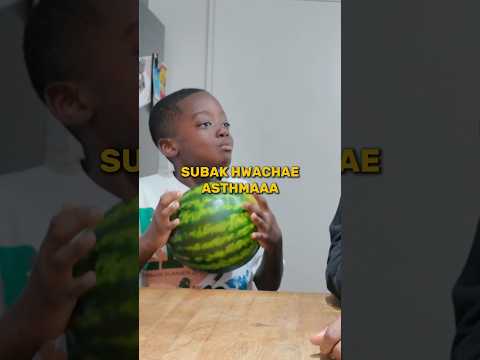 Trying SUBAK HWACHAE 🍉