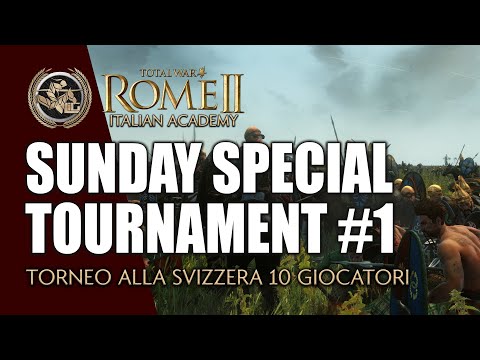 SUNDAY SPECIAL TOURNAMENT #1 ⚔️ Total War: Rome 2 Multiplayer Event