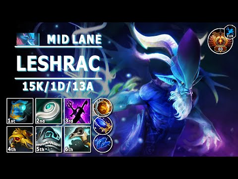 Leshrac Mid Lane | 7.31c | Pos 2 Leshrac Guide | Dota 2 Immortal Gameplay