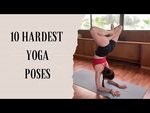 Top 10 Hardest Yoga Poses with Names 🧘‍♀️ | 5-Min Advanced Asana Flow