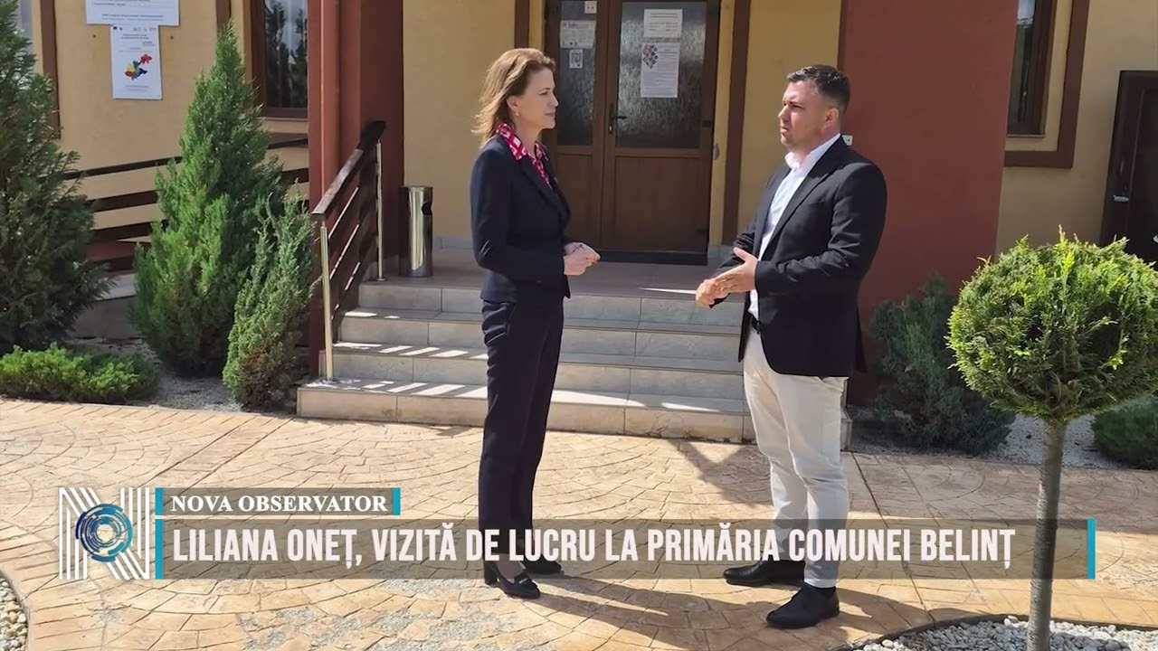 Liliana Oneț, vizită de lucru la Primăria Comunei Belinț