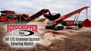 Video Thumbnail for MT 175 Trommel Screen Coloring Mulch