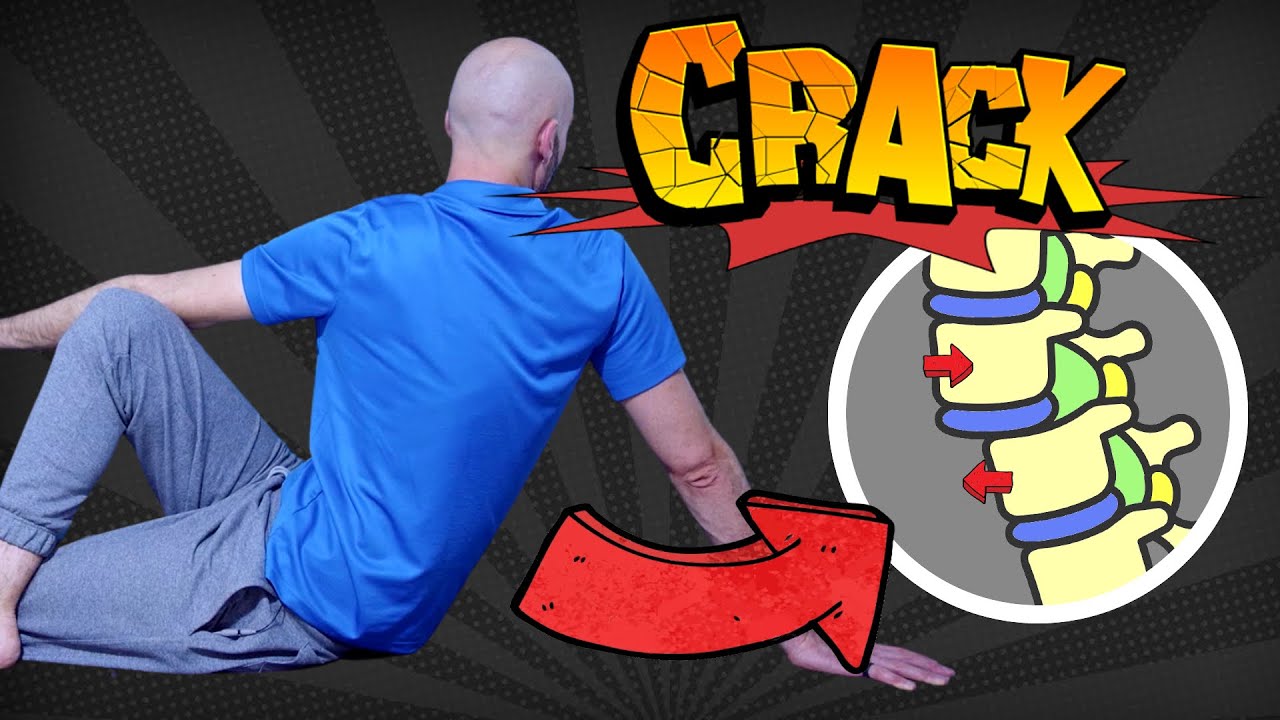 Como crujir o tronar la espalda baja o zona lumbar