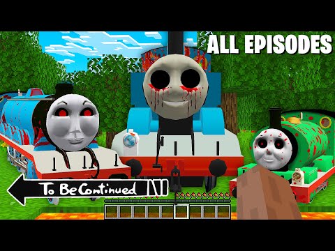 ALL EPISODES : THOMAS THE TANK ENGINE.EXE and FRIENDS in MINECRAFT part 2 SPONGEBOB and MINIONS
