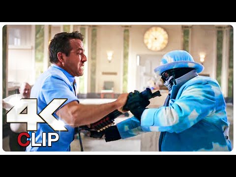 Guy Kills The Bank Robber Scene | FREE GUY (NEW 2021) Movie CLIP 4K