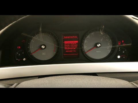 Engineering Mode - VE Commodore Holden. How to get into Engineering Mode