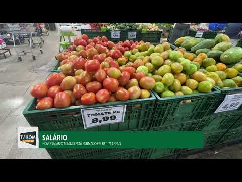 O GOVERNO FEDERAL JÁ ESTIMOU O VALOR DO NOVO SALÁRIO MÍNIMO EM R$ 1.717 REAIS