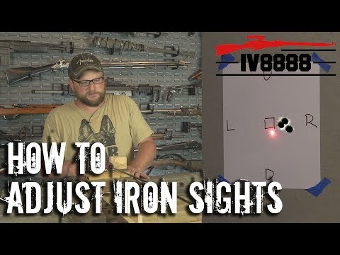 How To Adjust Iron Sights