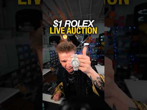 $1 ROLEX Live Auction NO RESERVE😳