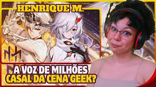 (QUE VENHAM MAIS FEATS DELES!💥) Duet Night Abyss - Ciclo Sem Fim | Henrique Mendonça Ft. Amy | React