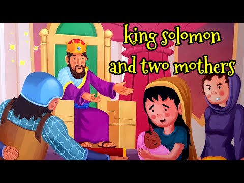 King Solomon and two mothers/ Bible story for kids/ Merry Christmas