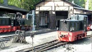 preview picture of video 'Pressnitztalbahn  -  Museumsbahn Steinbach-Jöhstadt  -   Dampfbahn-Route Sachsen'