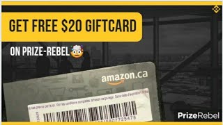 Get Free $20 giftcard now!!, How to claim free giftcards on prizerebel - Prizerebel Review