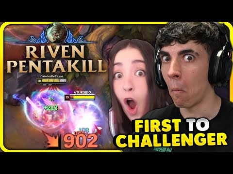 😱TEAM MANICOMIO is freaking out when they see MY BEST PENTAKILL with RIVEN 1VS9 to WIN THE TOURNA...