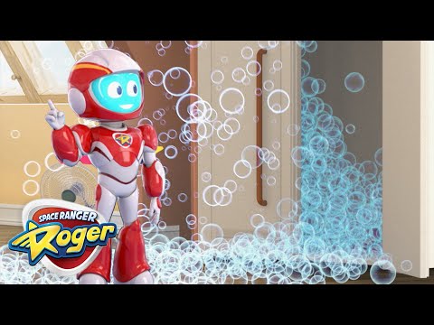 Space Ranger Roger's Bubble Trouble | Funny Kids Cartoon Video