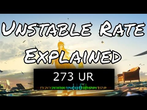 『osu!』BeastrollMC explains Unstable Rate