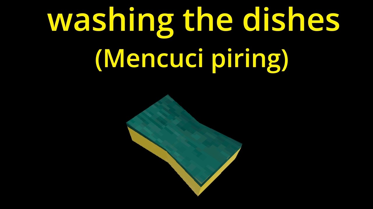 KISAH MENGERIKAN CUCI PIRING DI INDONESIA.... Mencuci Piring