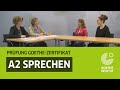 Goethe Zertifikat A2 Deutschprüfung Sprechen German A2 Oral Exam