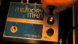 Video thumbnail for EHX vintage Memory Man by triviani1234