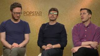 Popstar: Never Stop Never Stopping: Andy Samberg, Jorma Taccone, Akiva Schaffer Interview|ScreenSlam video