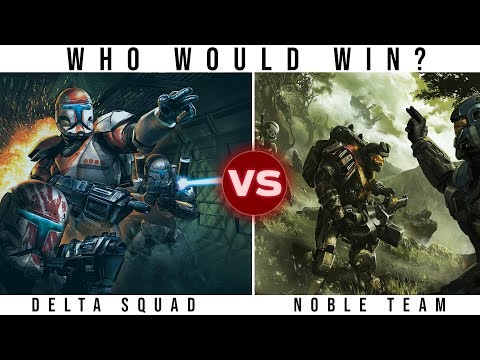NOBLE TEAM vs DELTA SQUAD | Halo vs Star Wars: Who Would Win?