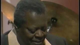 Oscar Peterson; NHØP; Martin Drew."Soft Winds".  Scotland,1983.