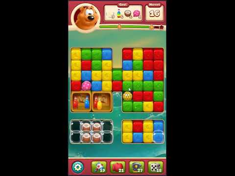 Toon Blast Level 1862 - NO BOOSTERS 🐻🐺🐱 | SKILLGAMING ✔️