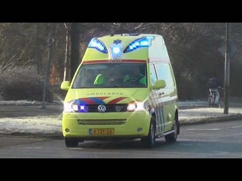 A1, Silverline Ambulance 02-114 Leeuwarden naar melding