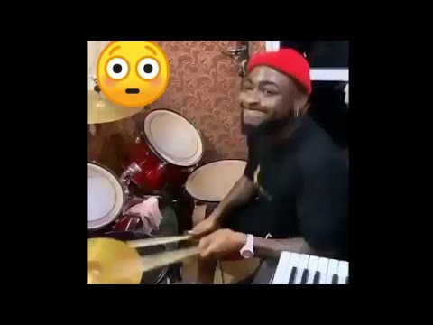 Not knowing Davido was a good drummer 😂😂😂
