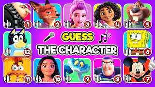 Guess the Movie Characters by the Song and Voice 🎤